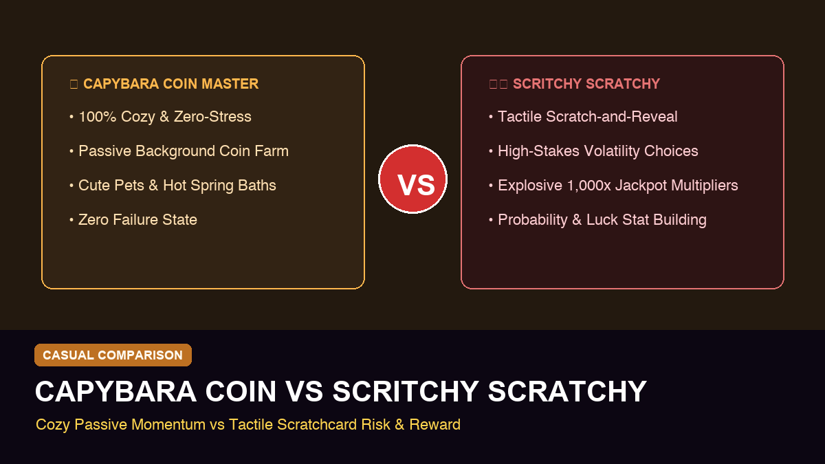 Capybara Coin Master vs Scritchy Scratchy: Which Casual Clicker Fits You Better?